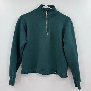Women's American‎ giant half zip mid weight green xs